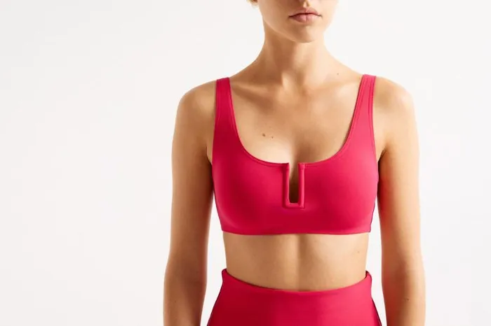 Twopieces Swimsuits Womens Eres Ultrason Crop Top Bra Grenadine 23e