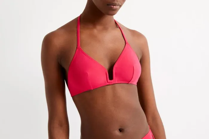 Twopieces Swimsuits Womens Eres Utopie Small Triangle Bikini Top Grenadine 23e