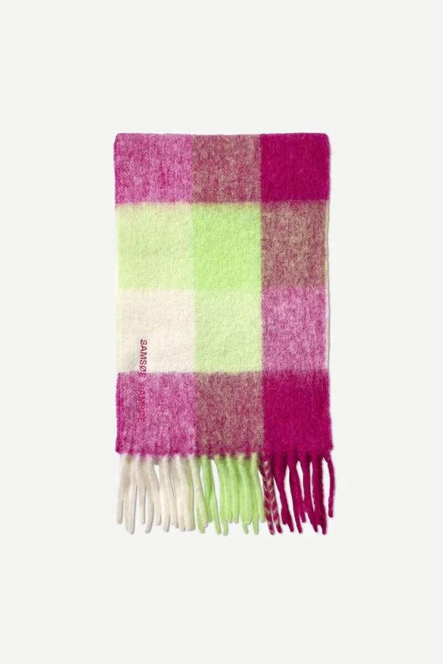 UnisexWomanMan Alex Scarf 14856 Fuchsia Ch Samse Samse Scarves