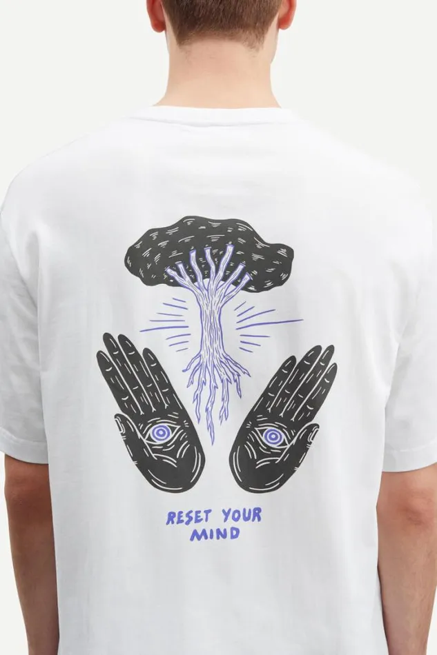 UnisexWomanMan Handsforfeet Tshirt 11725 Reset Your Mind Samse Samse Tshirts and Polos