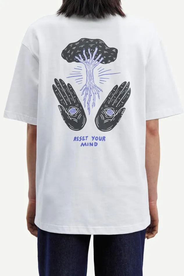 UnisexWomanMan Handsforfeet Tshirt 11725 Reset Your Mind Samse Samse Tshirts and Polos