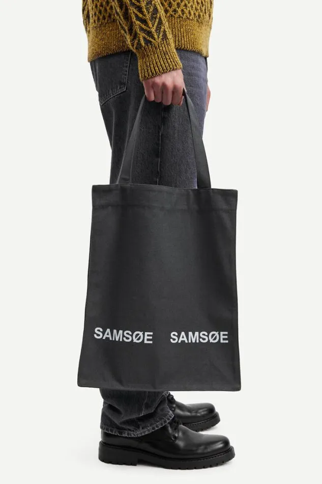 UnisexWomanMan Luca Shopper 14197 Volcanic Ash Samse Samse Bags and Wallets