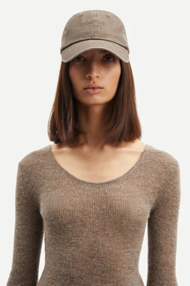 UnisexWomanMan Samsoe Cap 14663 Crocodile Samse Samse Hats