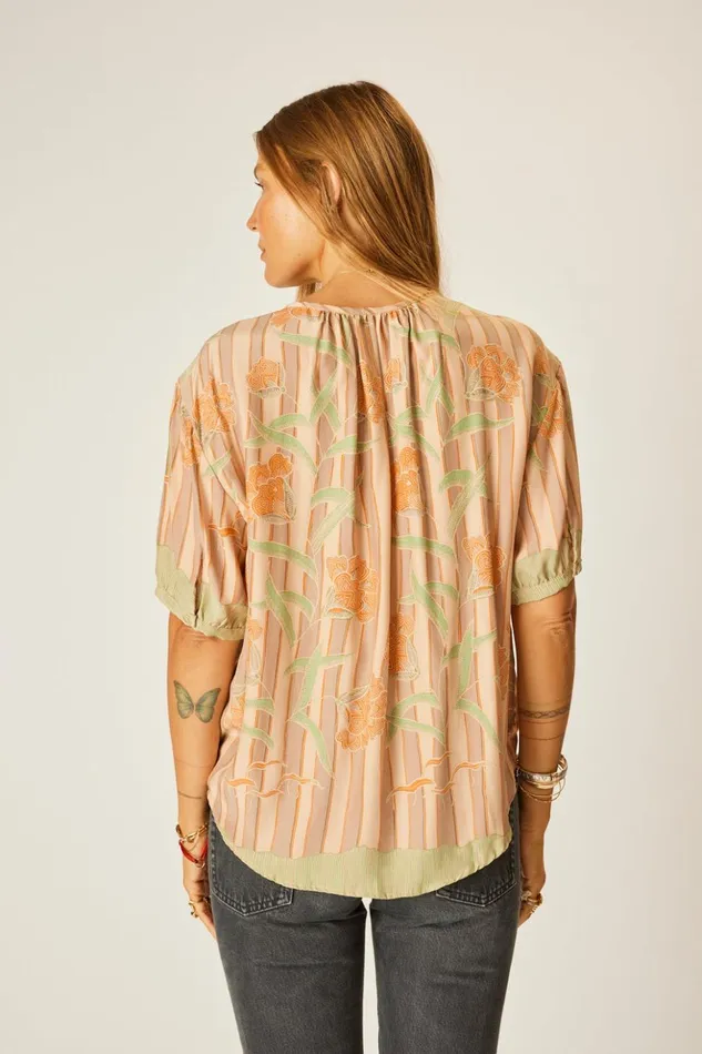 Violet Top Chamomile Apricot Women Natalie Martin Tops