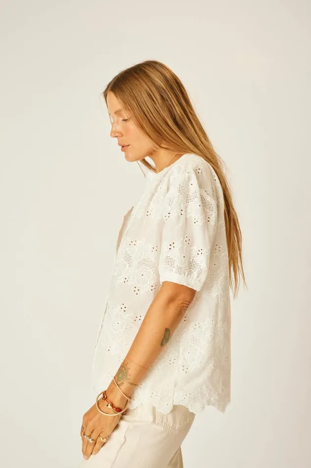 Violet Top Geranium Milk Women Natalie Martin Tops