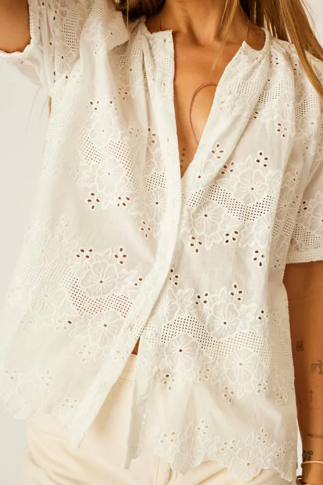 Violet Top Geranium Milk Women Natalie Martin Tops