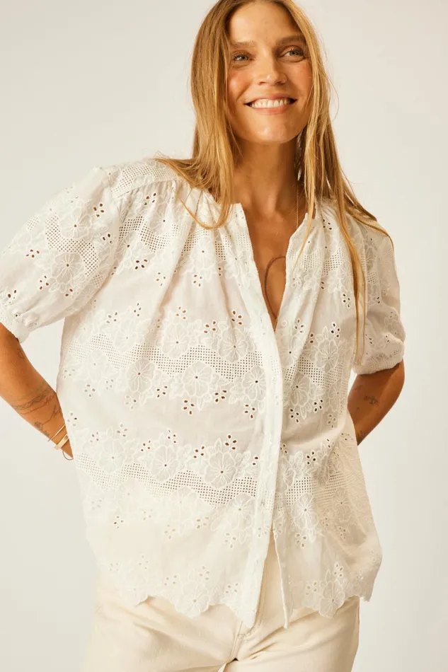 Violet Top Geranium Milk Women Natalie Martin Tops