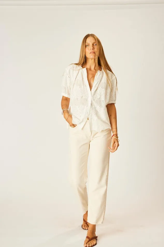 Violet Top Geranium Milk Women Natalie Martin Tops