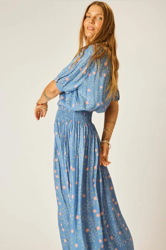 Violet Top Pinwheel Denim Women Natalie Martin Tops