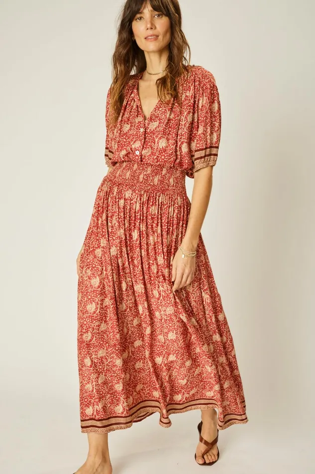Violet Top Water Lily Terracotta Women Natalie Martin Tops