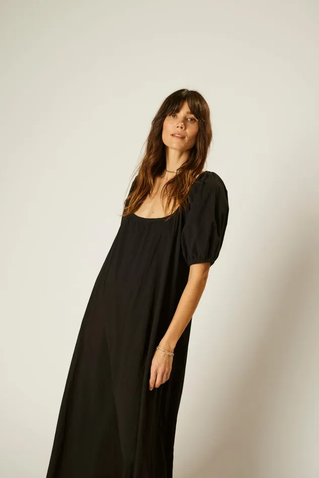 Vivi Dress Black Silk Women Natalie Martin Dresses