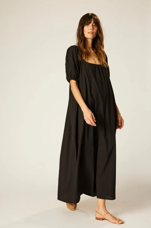 Vivi Dress Black Silk Women Natalie Martin Dresses