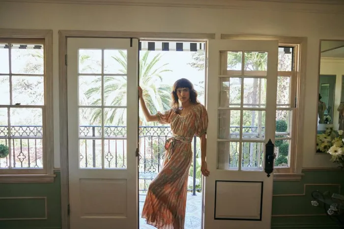Vivi Dress Chamomile Apricot Women Natalie Martin Dresses