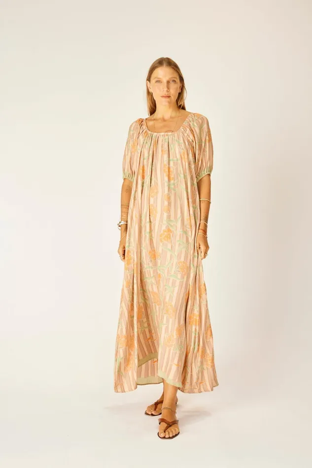 Vivi Dress Chamomile Apricot Women Natalie Martin Dresses