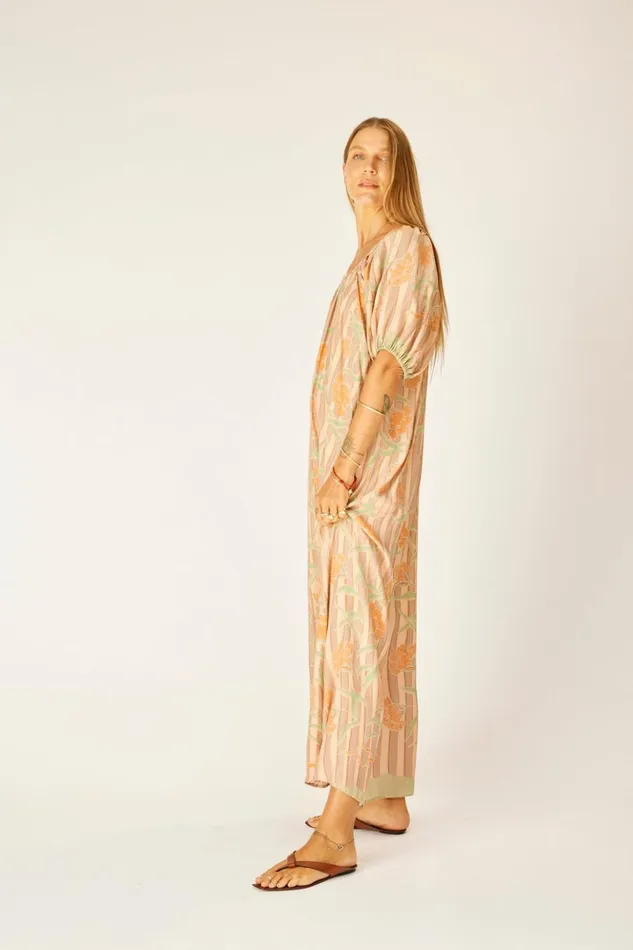 Vivi Dress Chamomile Apricot Women Natalie Martin Dresses