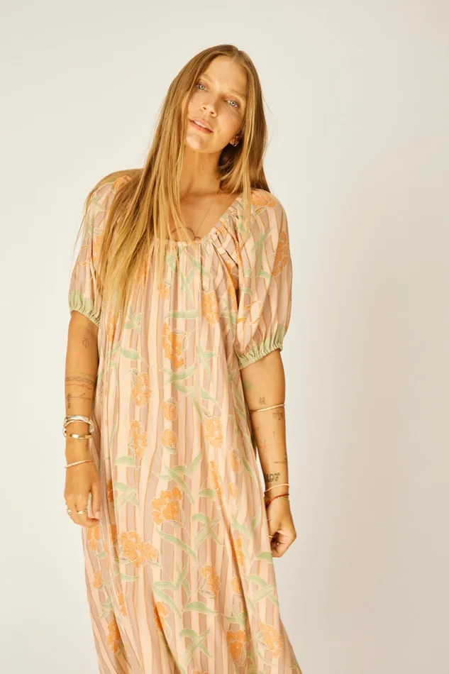 Vivi Dress Chamomile Apricot Women Natalie Martin Dresses