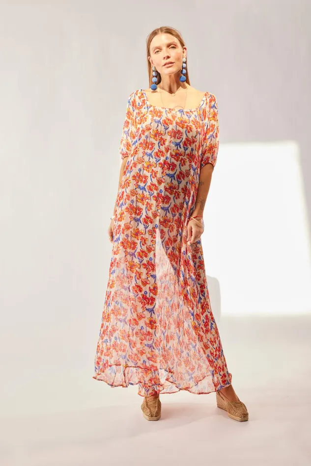 Vivi Dress Chiffon Watercolor Clemen Women Natalie Martin Dresses