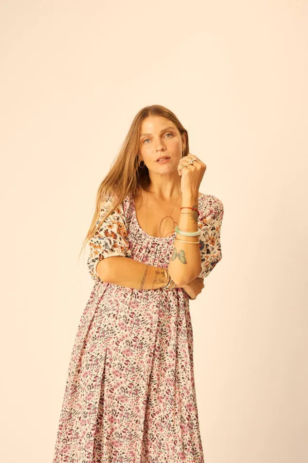 Vivi Dress Petite Fleur Rose Women Natalie Martin Dresses
