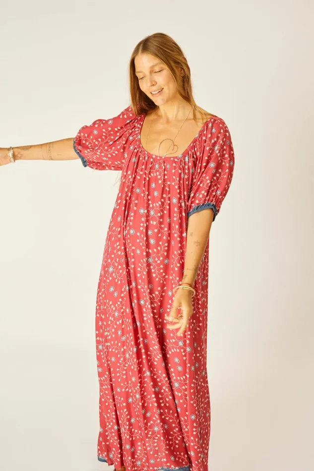 Vivi Dress Pinwheel Red Women Natalie Martin Dresses
