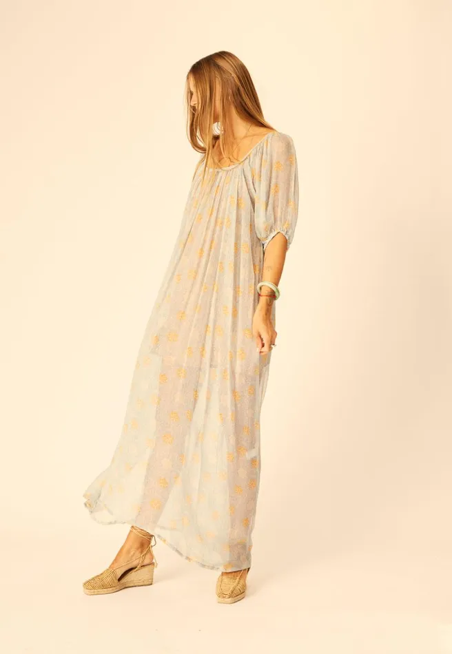 Vivi Dress Snowflake Tangerine Women Natalie Martin Dresses