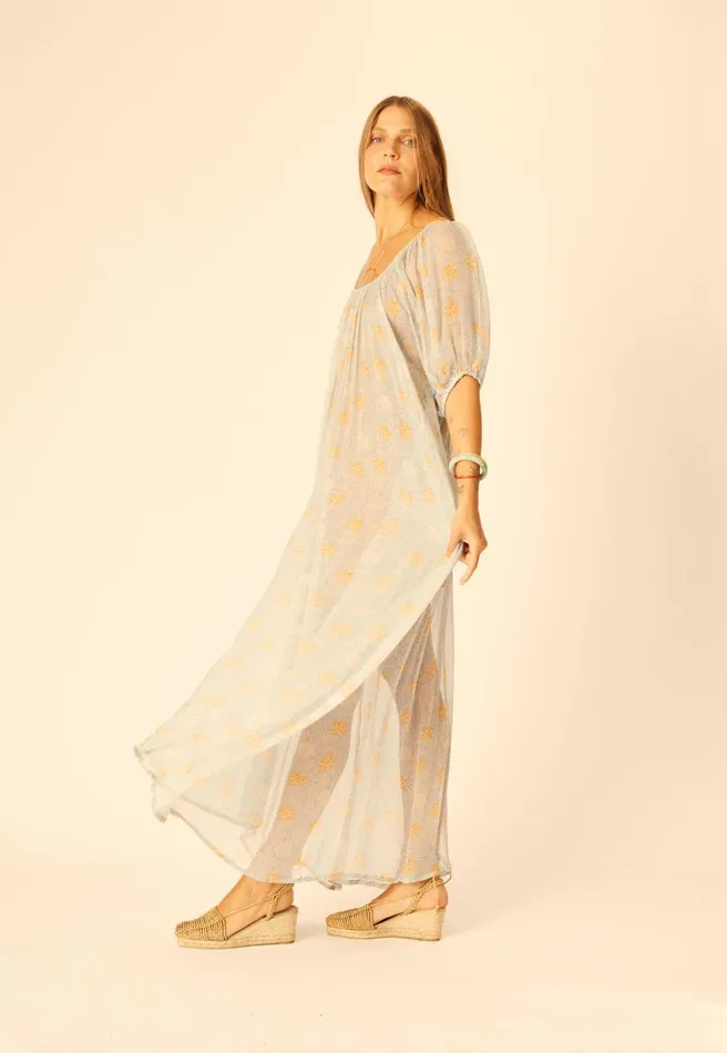 Vivi Dress Snowflake Tangerine Women Natalie Martin Dresses
