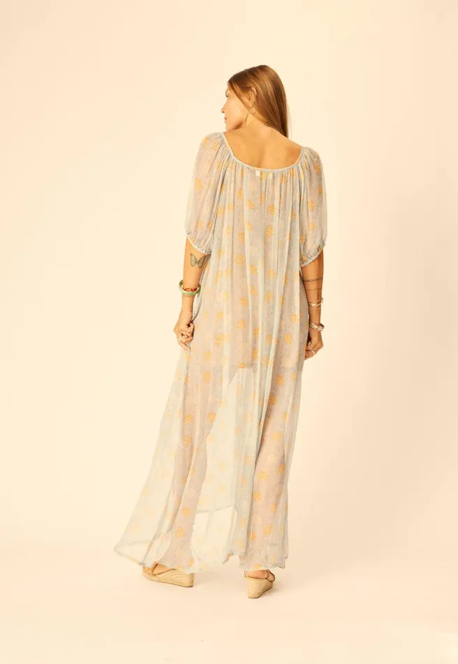 Vivi Dress Snowflake Tangerine Women Natalie Martin Dresses