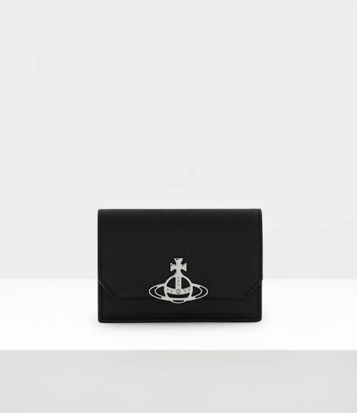 Wallets And Purses WomenMen Vivienne Westwood ReVegan Business Card Holder In Black Wallets And Purses WomenMen Vivienne Westwood ReVegan Business Card Holder In Black