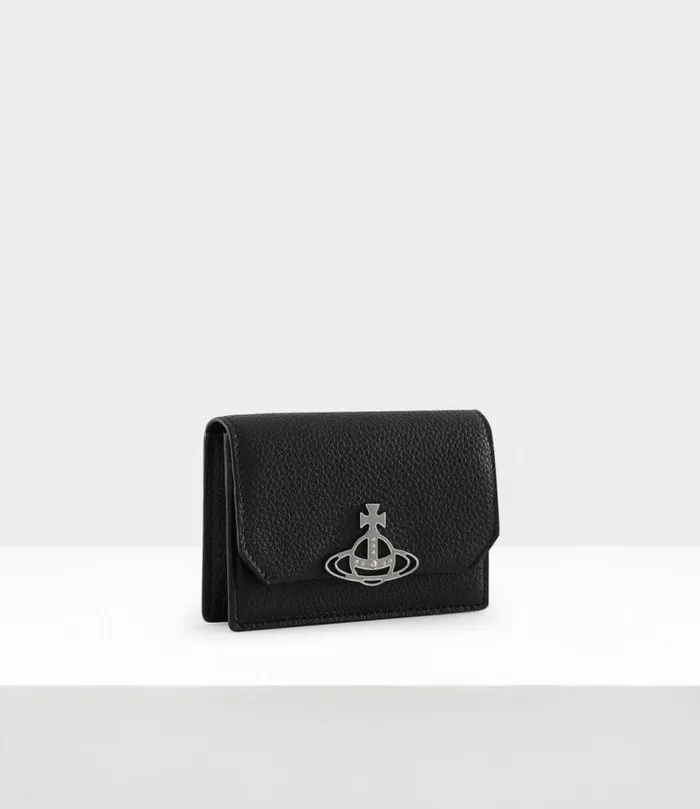 Wallets And Purses WomenMen Vivienne Westwood ReVegan Business Card Holder In Black