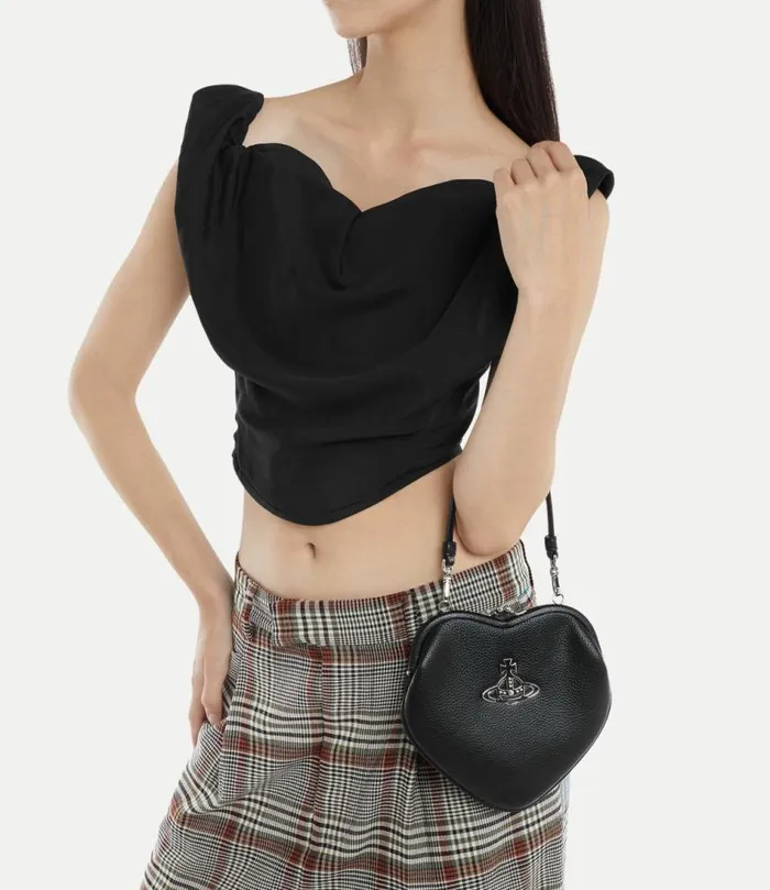 Wallets And Purses Women Vivienne Westwood Belle Heart Frame Purse In Black