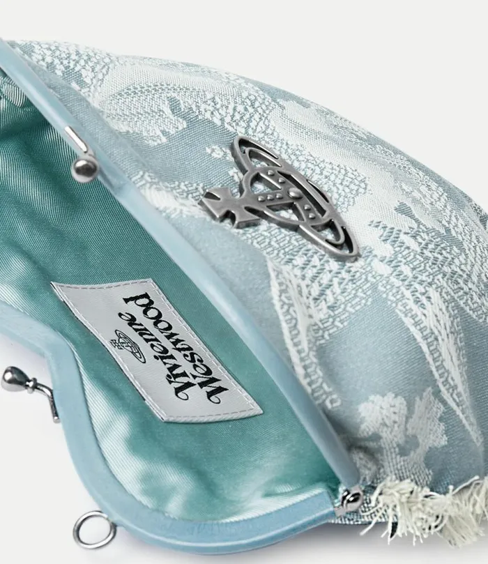 Wallets And Purses Women Vivienne Westwood Belle Heart Frame Purse In BlueCoral
