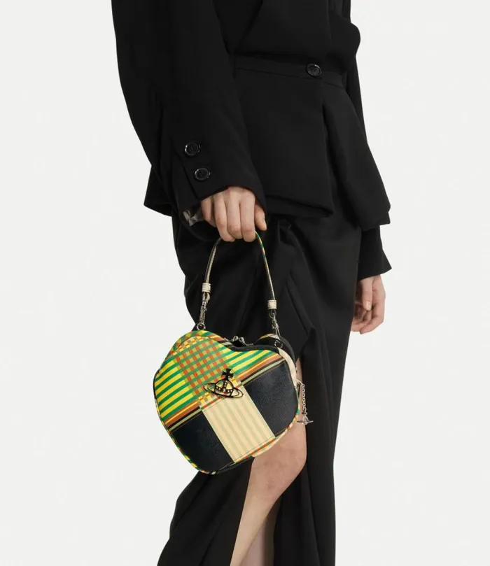 Wallets And Purses Women Vivienne Westwood Belle Heart Frame Purse In CombatTartan