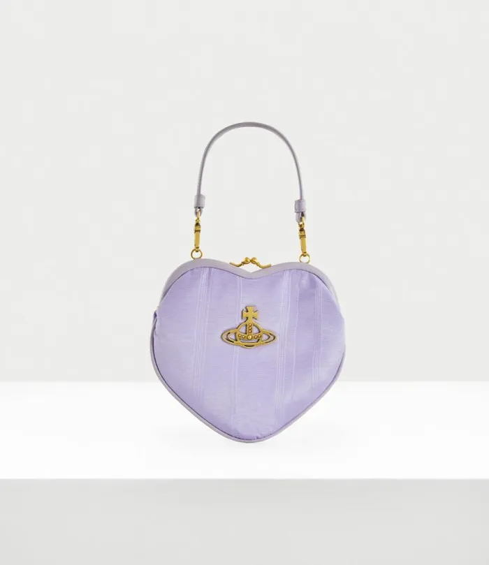Wallets And Purses Women Vivienne Westwood Belle Heart Frame Purse In Lilac