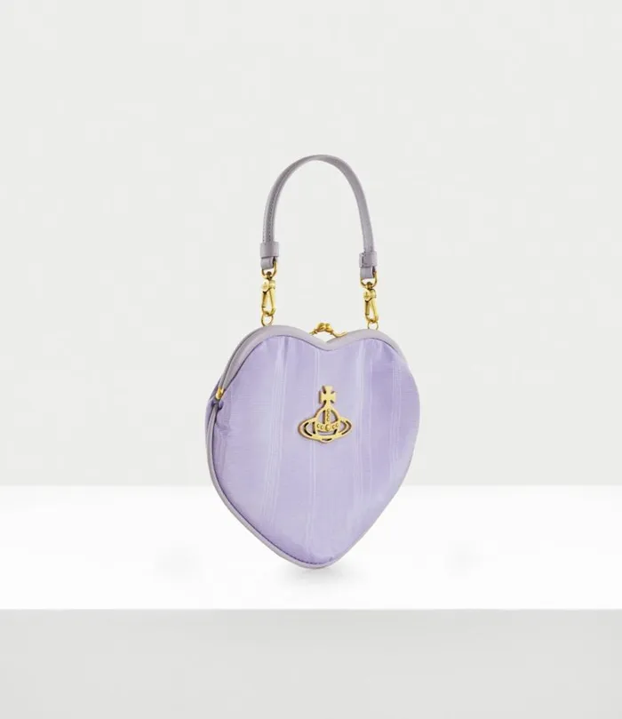 Wallets And Purses Women Vivienne Westwood Belle Heart Frame Purse In Lilac