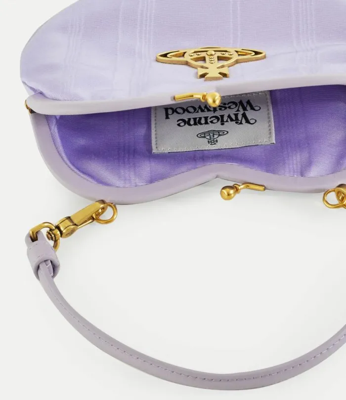 Wallets And Purses Women Vivienne Westwood Belle Heart Frame Purse In Lilac