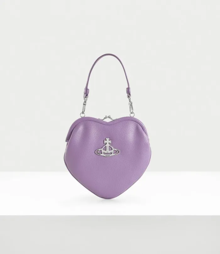 Wallets And Purses Women Vivienne Westwood Belle Heart Frame Purse In Purple