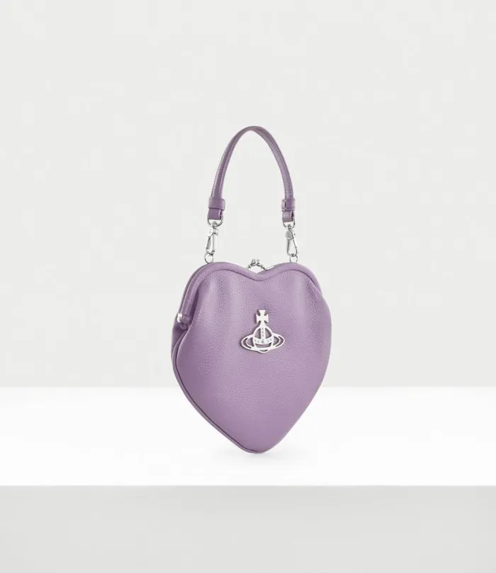 Wallets And Purses Women Vivienne Westwood Belle Heart Frame Purse In Purple