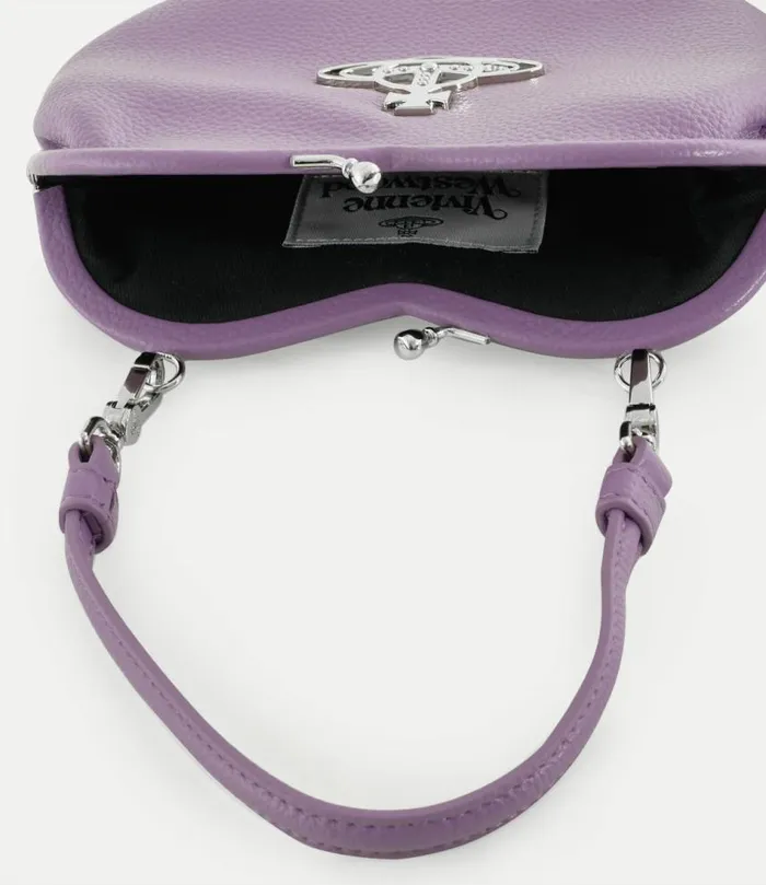 Wallets And Purses Women Vivienne Westwood Belle Heart Frame Purse In Purple