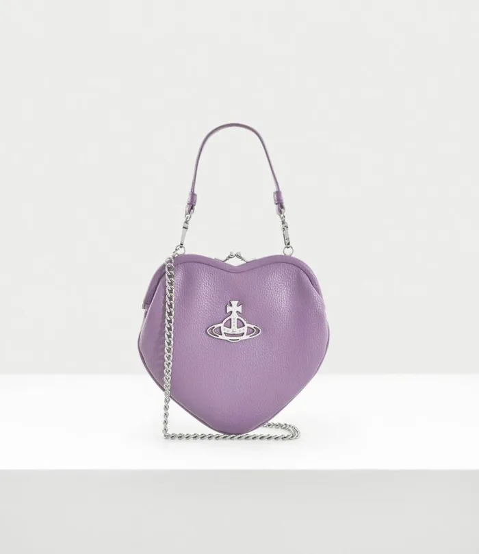 Wallets And Purses Women Vivienne Westwood Belle Heart Frame Purse In Purple
