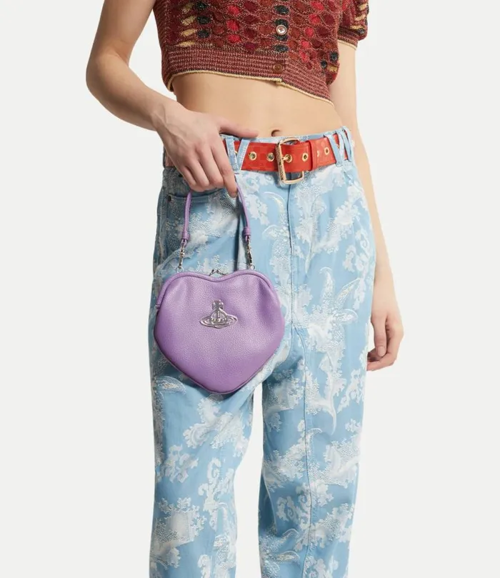Wallets And Purses Women Vivienne Westwood Belle Heart Frame Purse In Purple