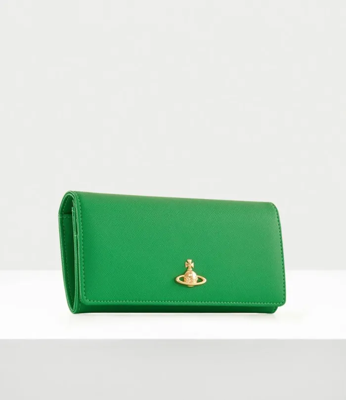 Wallets And Purses Women Vivienne Westwood Classic Credit Card Wallet In Green