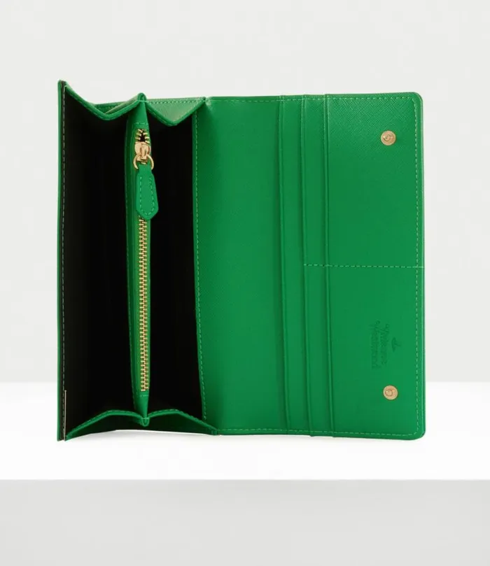 Wallets And Purses Women Vivienne Westwood Classic Credit Card Wallet In Green