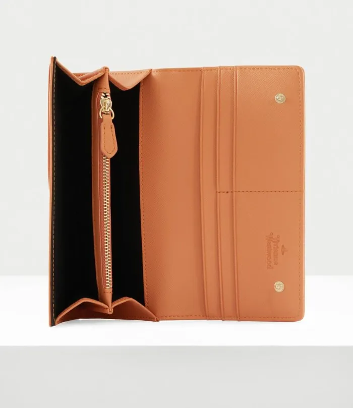 Wallets And Purses Women Vivienne Westwood Classic Credit Card Wallet In Orange