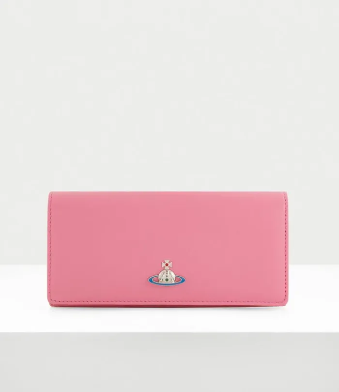 Wallets And Purses Women Vivienne Westwood Classic Credit Card Wallet In Pink Wallets And Purses Women Vivienne Westwood Classic Credit Card Wallet In Pink