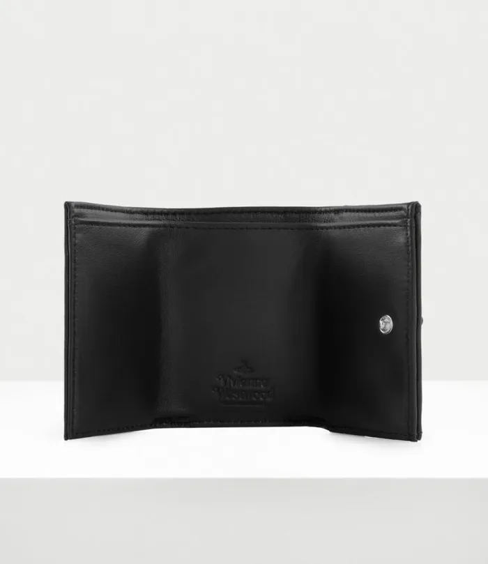 Wallets And Purses Women Vivienne Westwood Nappa Envelope Billfold With Pocket In Black