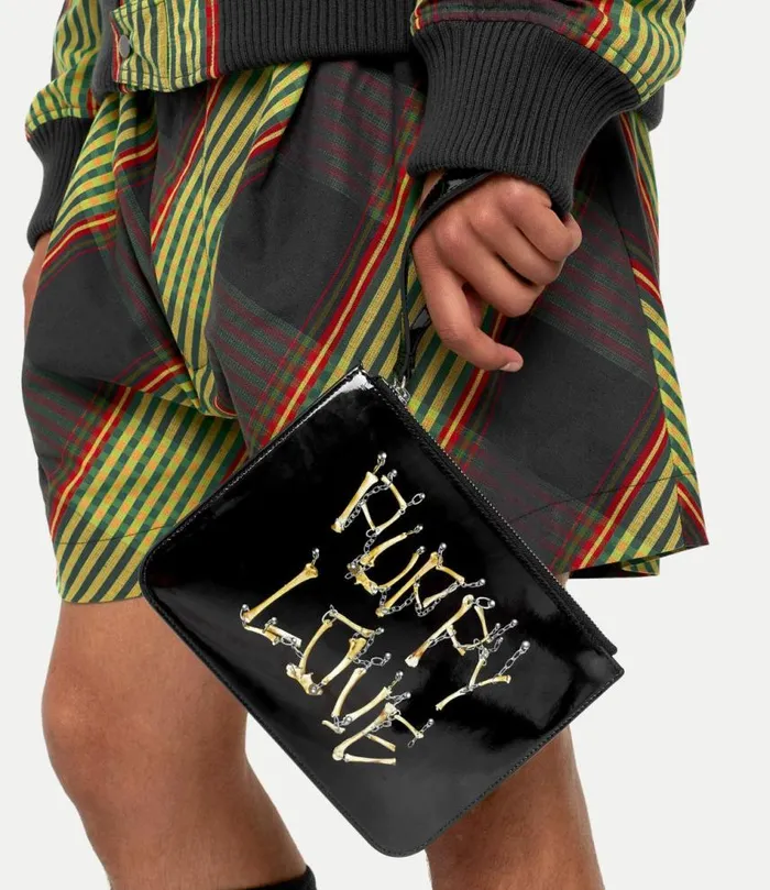 Wallets And Purses Women Vivienne Westwood Puppy Love Pouch In BonesNChain