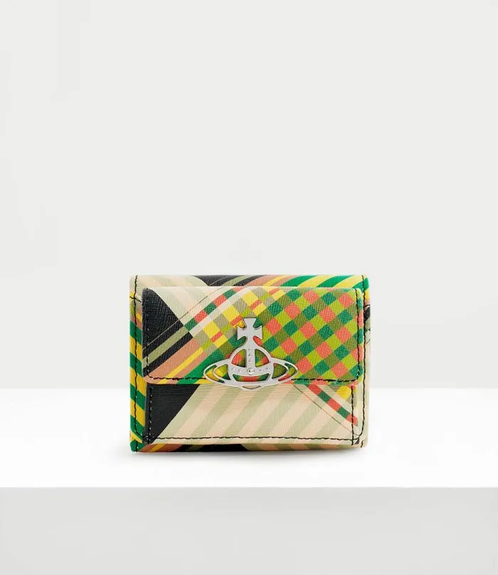 Wallets And Purses Women Vivienne Westwood Small Flap Purse In CombatTartan