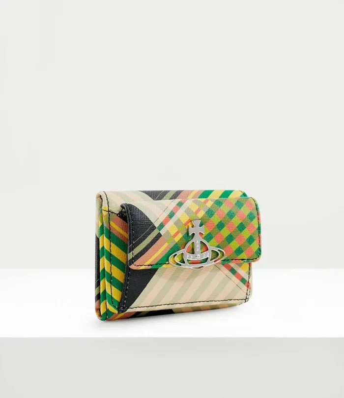 Wallets And Purses Women Vivienne Westwood Small Flap Purse In CombatTartan