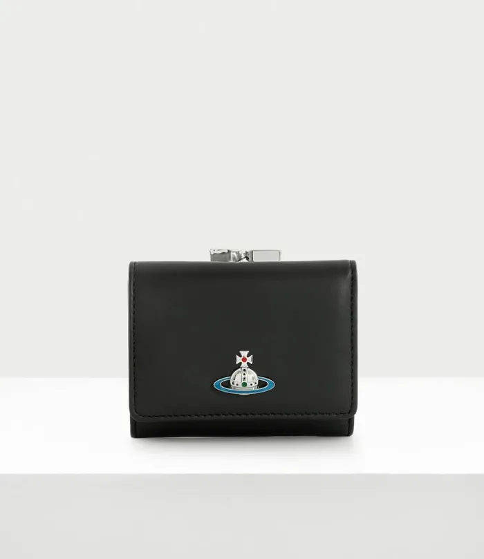 Wallets And Purses Women Vivienne Westwood Small Frame Wallet In Black