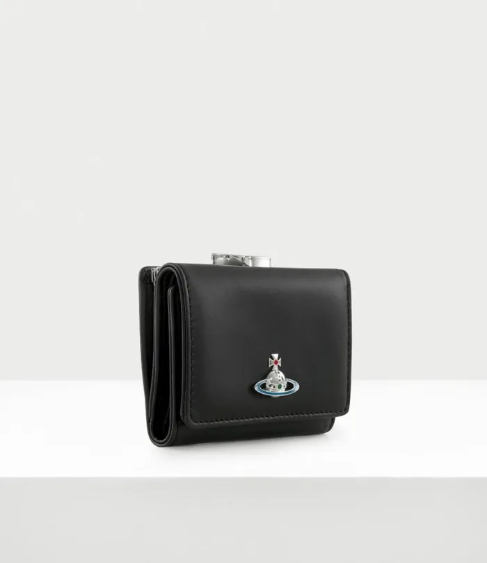 Wallets And Purses Women Vivienne Westwood Small Frame Wallet In Black