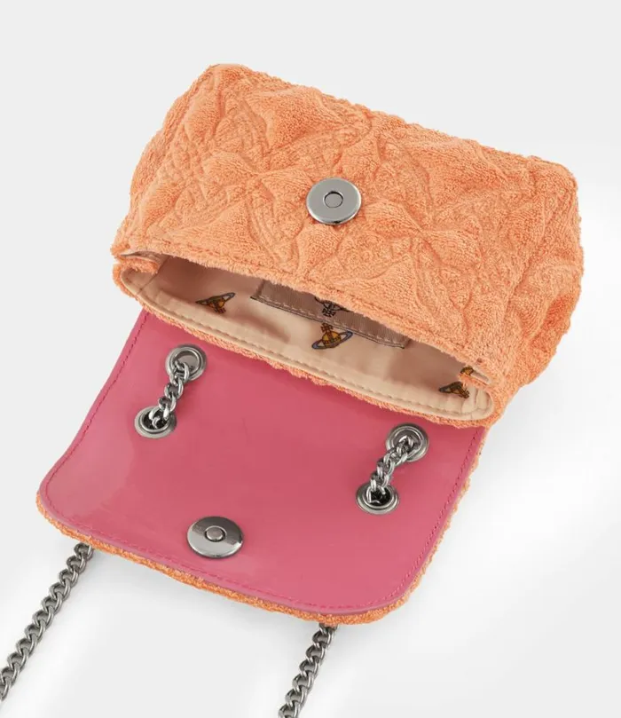 Wallets And Purses Women Vivienne Westwood Small Purse With Chain In Peach